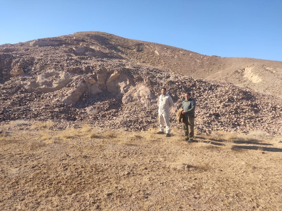 بازدید از معدن سنگ لاشه مالون خوسف